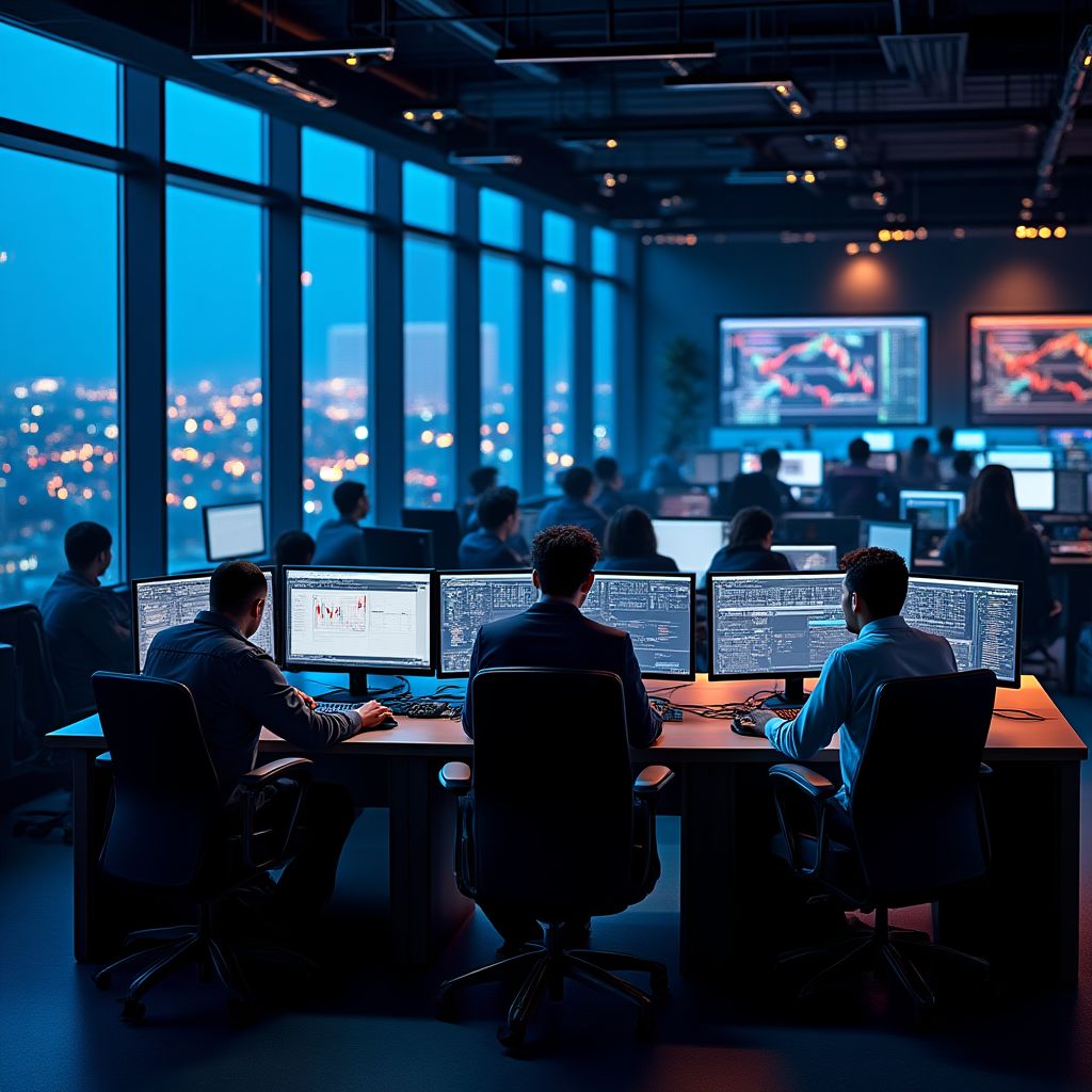 Sala de trading en nuestras instalaciones